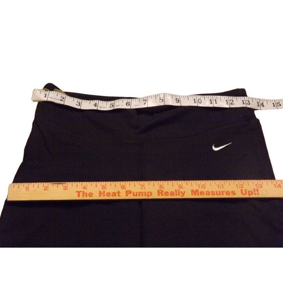 Nike Crop Leggings Women Sz XS Dri Fit‎ Black Athleisure Everyday - Picture 3 of 7